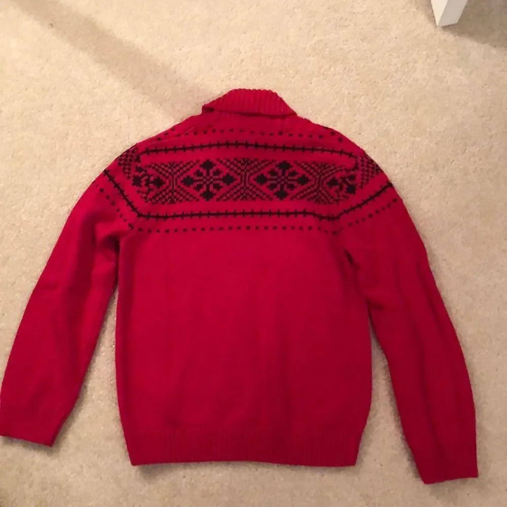 Boys Gymboree Size 7/8 Red sweater.